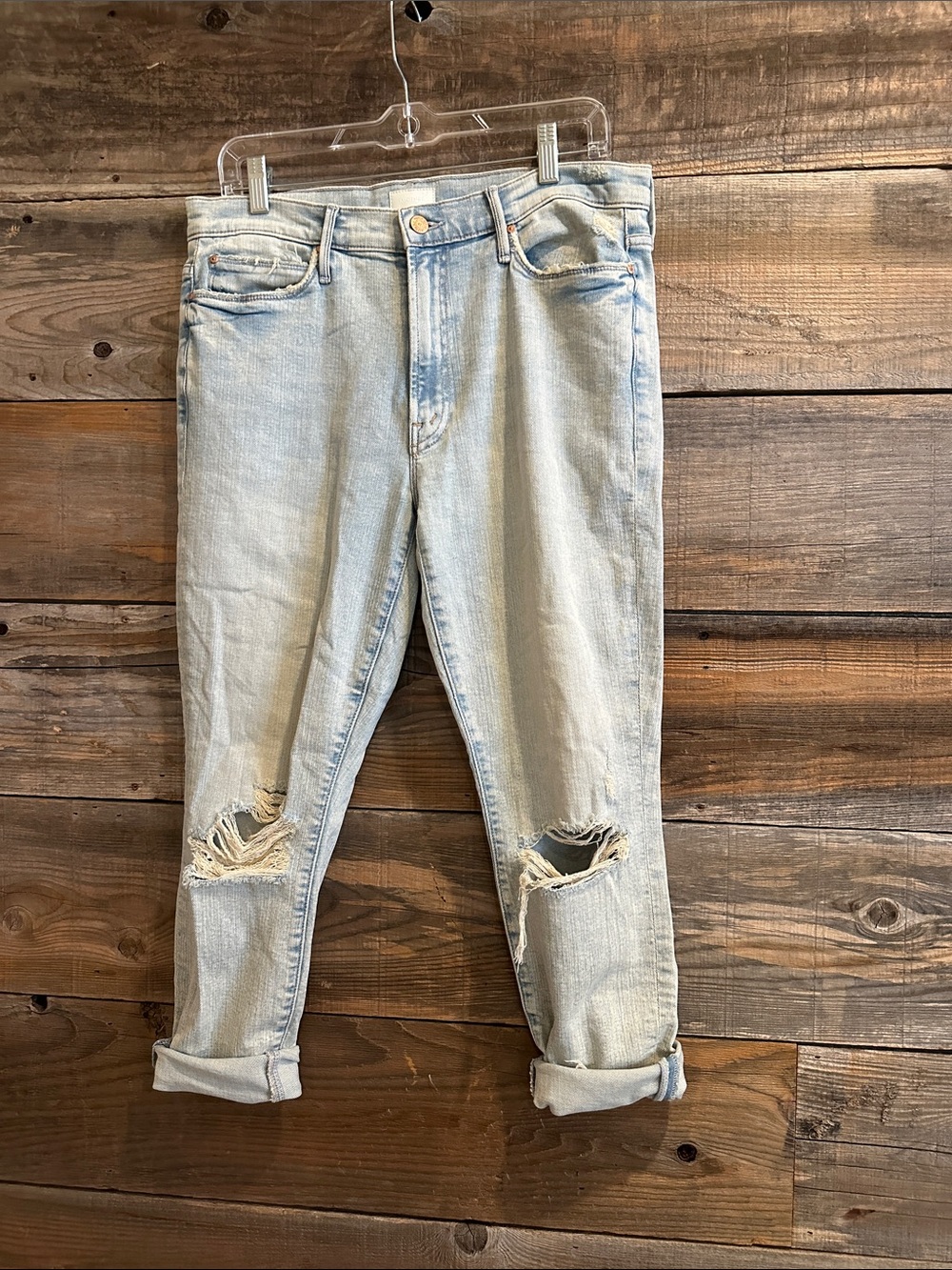 Mother jeans The Stunner ankle step fray
